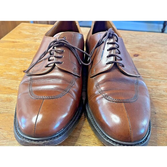 Bottier Saint Germain Men’s Oxford Shoes Vintage Size 7.5 Brown Leather French main image 7
